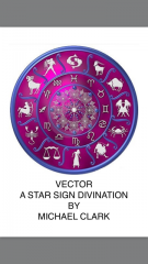 Vector a star sign divination by Michael Clark