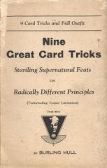 Nine Great Card Tricks by Burling Hull