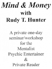 Rudy Hunter - Mind and Money By Rudy Hunter
