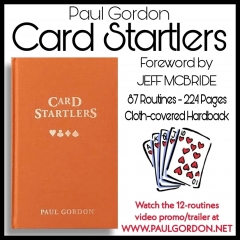 Paul Gordon's Card Startlers - New Blockbuster Hardback Book for 2022