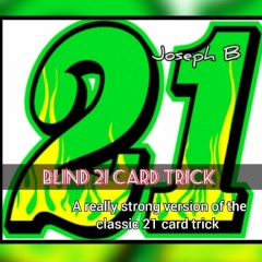 TOTALLY BLIND 21 CARD TRICK by Joseph B. (Instant Download)