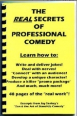 The Real Secrets of Professional Comedy by Jay Sankey