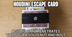 Houdini escape card by Alfonso Solis (original download , no watermark)