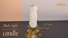 Auto-light Candle with Remote Control by Sorcier Magic (Download only)