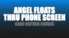 Angel Floats Thru Phone Screen by Justin Miller