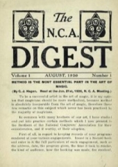 NCA Digest by Charles Hagen