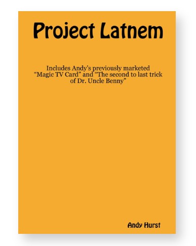 Project Latnem By Andy Hurst