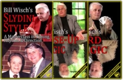 BILL WISCH'S CLOSE-UP & CARDS 3-VIDEO SET By Bill Wisch