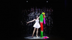 Rainbow Silk Fountain Streamer by Yan Yan Ma and Magiclism