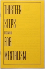 Thirteen Steps Backwards for Mentalism by Michael Weber