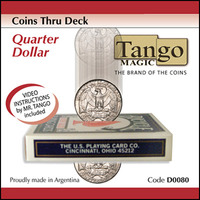 Coins Thru Deck by Tango