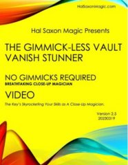 The Gimmick-less Vault Vanish Stunner by Hal Saxon