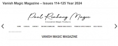 Vanish Magic Magazine – Issues 114-125 Year 2024