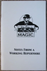 Notes from a Working Repertoire by Doc Eason