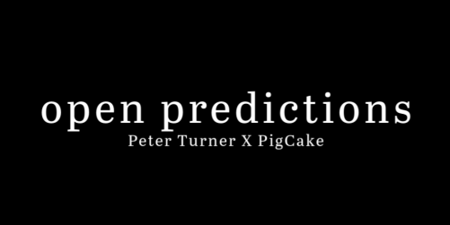 Open Predictions by Peter Turner and Pigcake