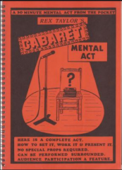 Cabaret Mental Act By Rex Taylor