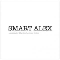 Alexander Marsh – Smart Alex (Lecture Notes)