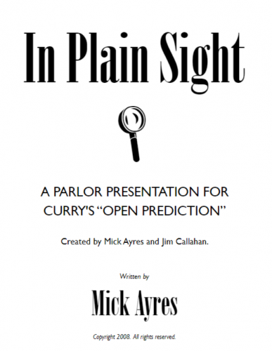 In Plain Sight by Mick Ayres