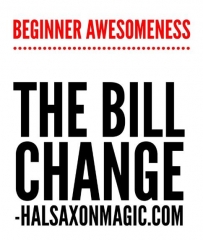 The Beginner Dollar Bill Change by Hal Saxon