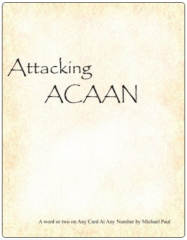 Attacking ACAAN by Michael Paul