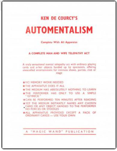 Automentalism by Ken de Courcy