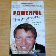 Powerful Impromptu Card Magic Vol. 1 by Paul Gordon