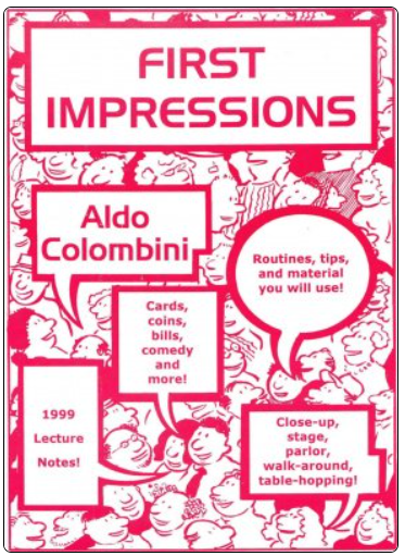 First Impressions by Aldo Colombini