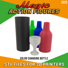 Color Changing Bottle - 3D Printable Action figure CREATIVITY LAB