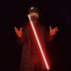 Fluorescent Dancing Cane (Red/Blue)