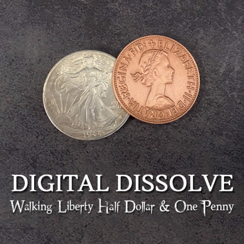 Digital Dissolve (Walking Liberty Half Dollar)