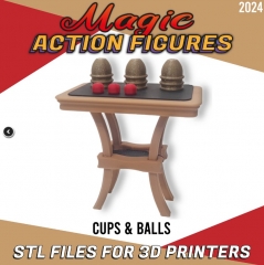 Cups & Balls - 3D Printable Action figure CREATIVITY LAB