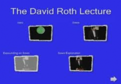 The David Roth Close-Up Symposium Lecture