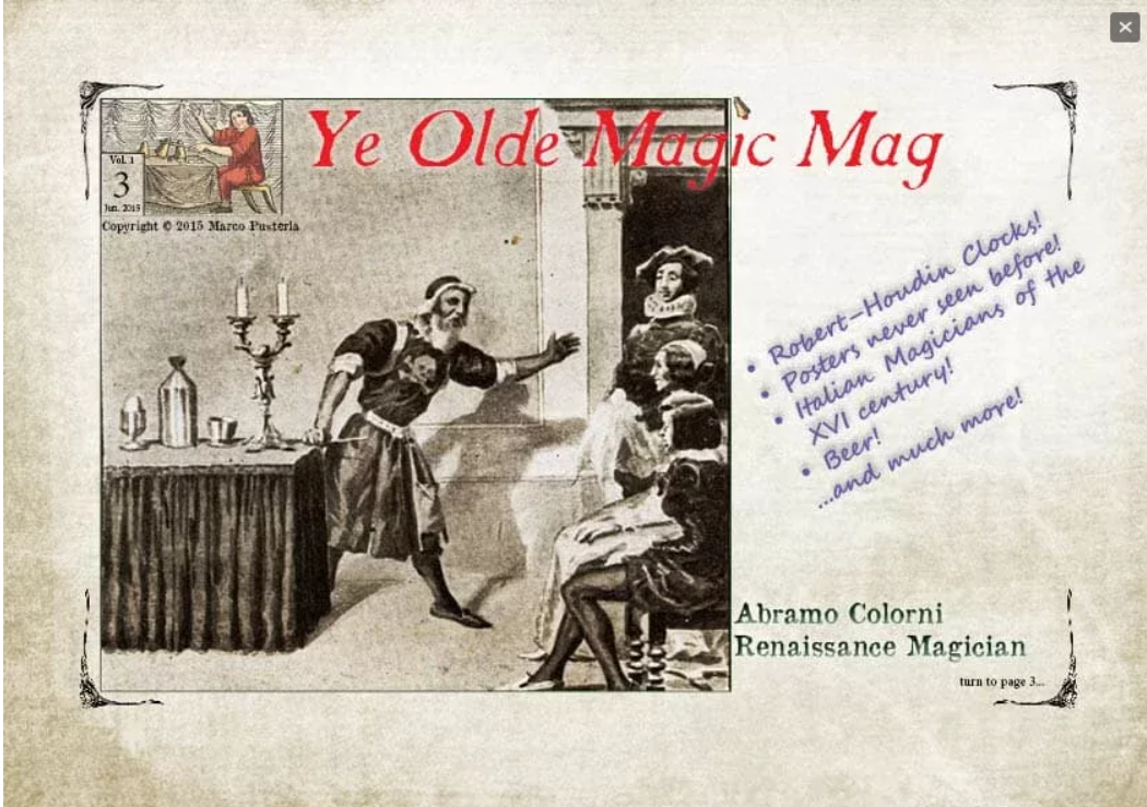 Ye Olde Magic Magazine Vol 1 Issue 3