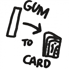 Julio Montoro – Gum to card