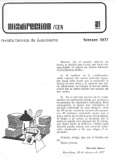 REVISTA TECNICA DE ILUSIONISMO MISDIRECTION FEBRERO 1997