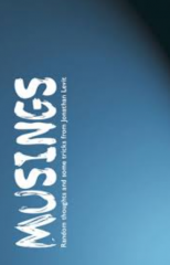 Jonathan Levit – Musings