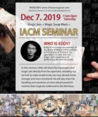 Eddy Xu – I.A.C.M. Card Magic Seminar
