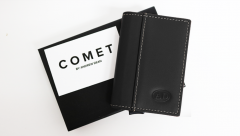 Comet Black Leather Silver Shell by Andrew Dean