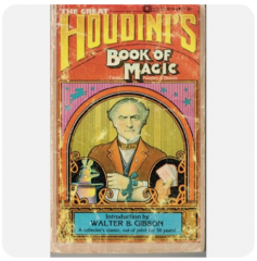 HOUDINIS BOOK OF MAGIC TRICKS, PUZZLES AND STUNTS By Walter Brown Gibson