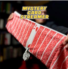 Mystery Card Streamer (Red 4 of Hearts) by PlayTime Magic DEFMA