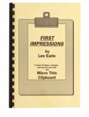 First Impressions - Lee Earle
