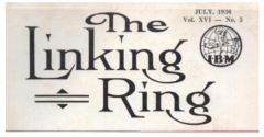 Linking Ring Magazine 1923 – 1942