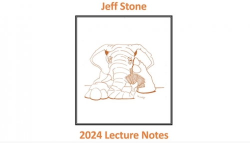 presale price - Jeff Stones 2024 Lecture Notes by Jeff Stone