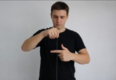thread through finger by Sultan Orazaly