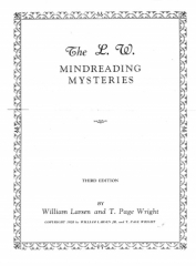 The L. W. Mindreading Mysteries by William W. Larsen and T. Page Wright