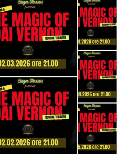 UMI Project Live Conference (Incontri Magici) – THE MAGIC OF DAI VERNON (Studiando Dai Vernon) – Lesson 1-5