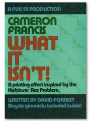 What It Isnt by Cameron Francis