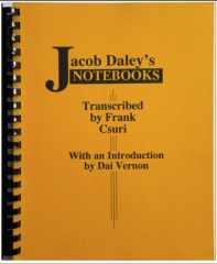 Dr Jacob Daleys - Notebooks