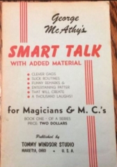 Smart Talk for Magicians and M.C.’s by George McAthy