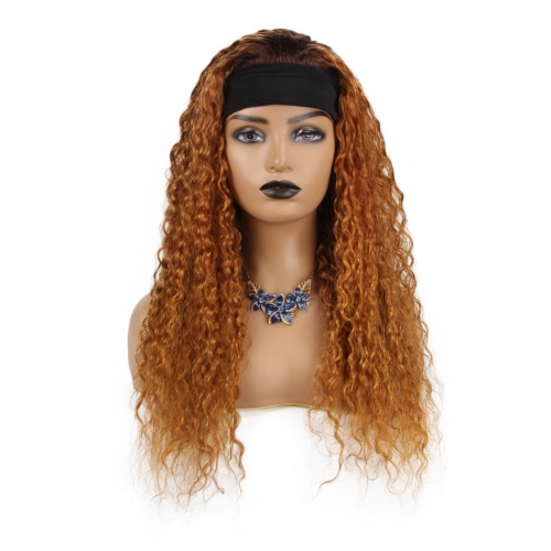 Customzied Romance New Arrived Headband 100% customized color preplucked virgin human wig for women with FREE HEADBAND
